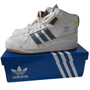 White Adidas x Kseniaschnaider Blue Denim Forum Sz 7